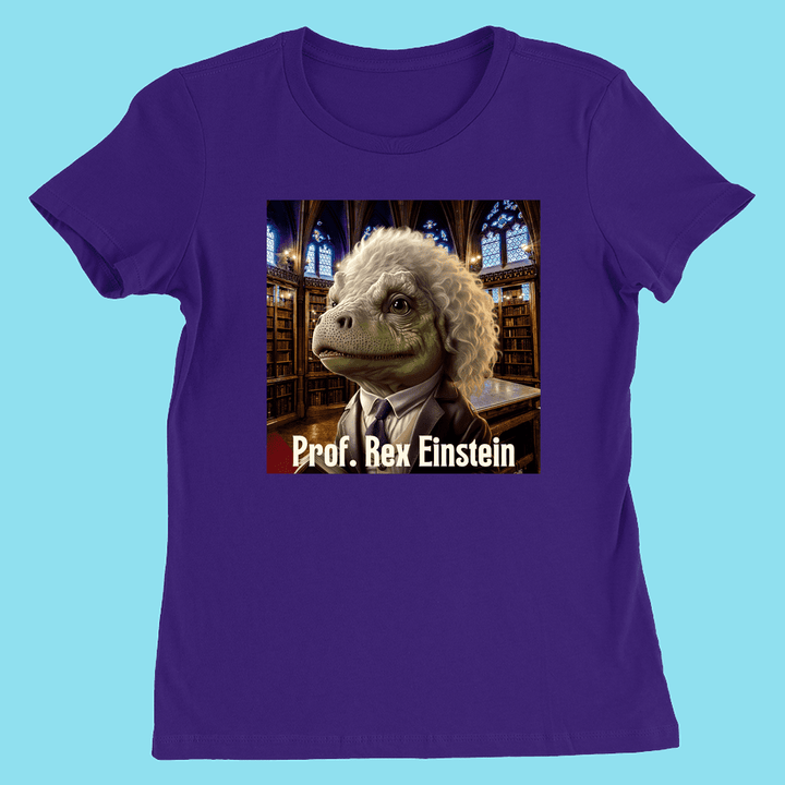 Women Prof. Rex Einstein T-Shirt | Jurassic Studio