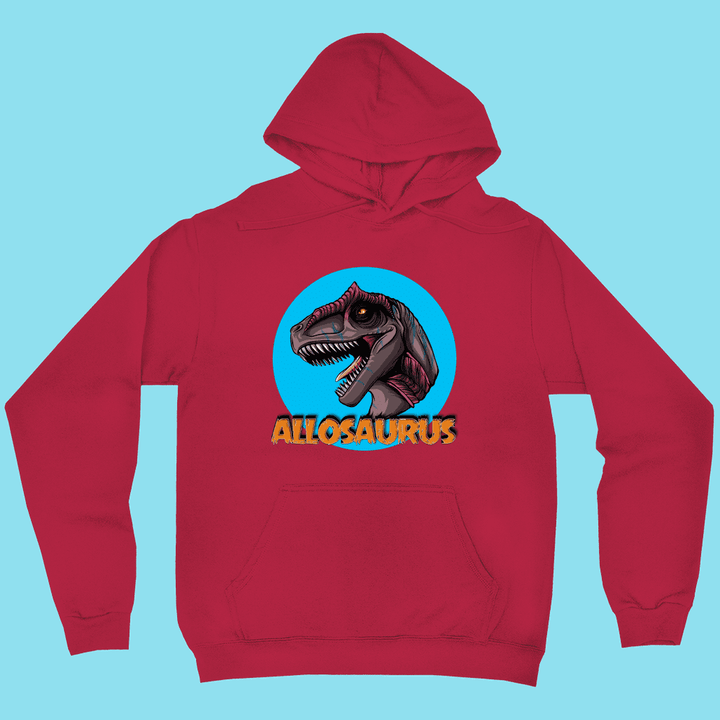 Men Allosaurus Head Hoodie | Jurassic Studio