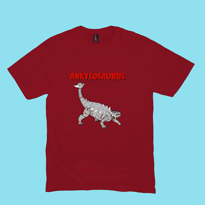Men Robot Ankylosaurus T-Shirt | Jurassic Studio