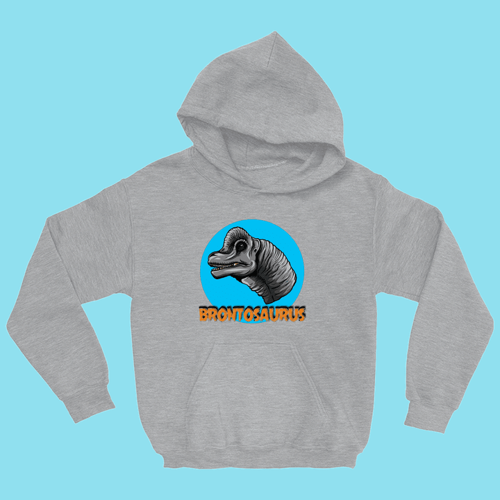 Kids Brontosaurus Head Hoodie | Jurassic Studio