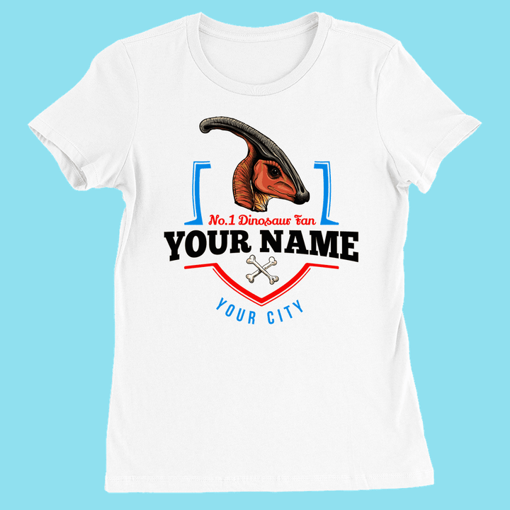 N.1 Hadrosaur Fan Custom Women T-Shirt | Jurassic Studio