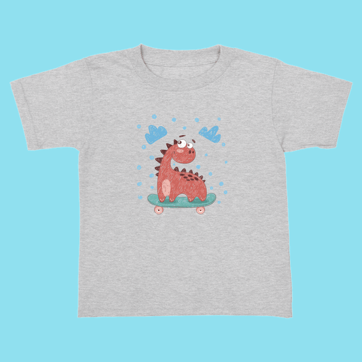 Toddler Baby Dino Skate T-Shirt | Jurassic Studio
