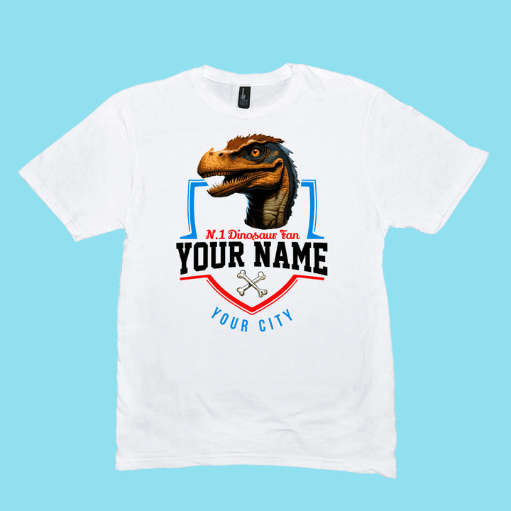 N.1 Velociraptor Fan Custom Men T-Shirt | Jurassic Studio