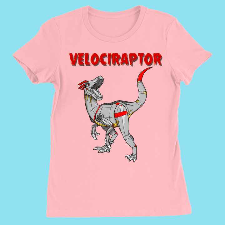 Women Robot Velociraptor T-Shirt | Jurassic Studio