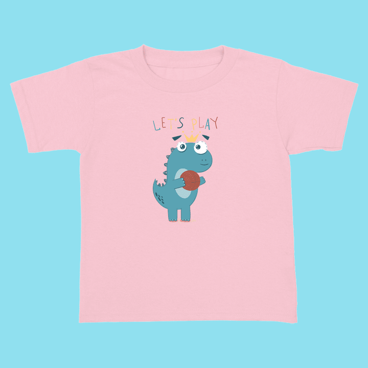 Toddler Baby Dino Basketball T-Shirt | Jurassic Studio