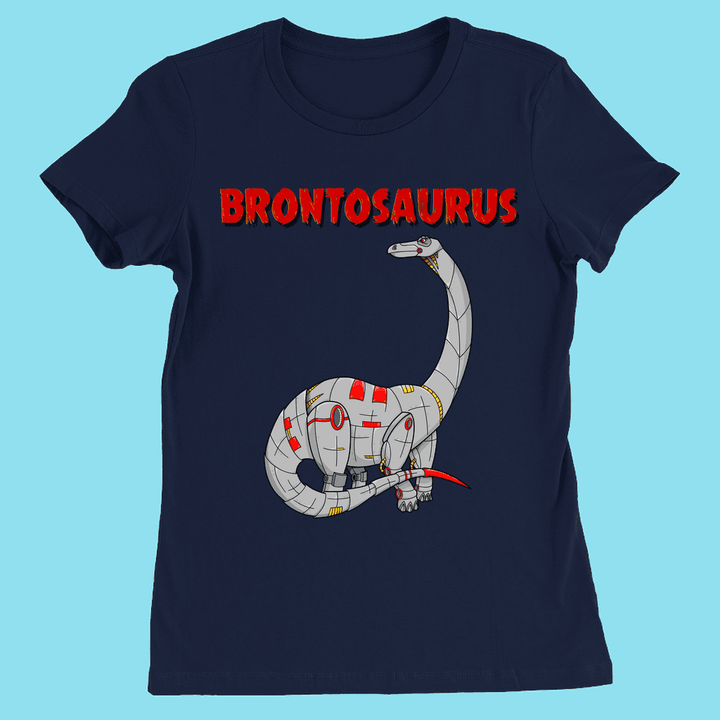 Women Robot Brontosaurus T-Shirt | Jurassic Studio