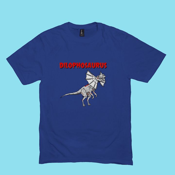 Men Robot Dilophosaurus T-Shirt | Jurassic Studio