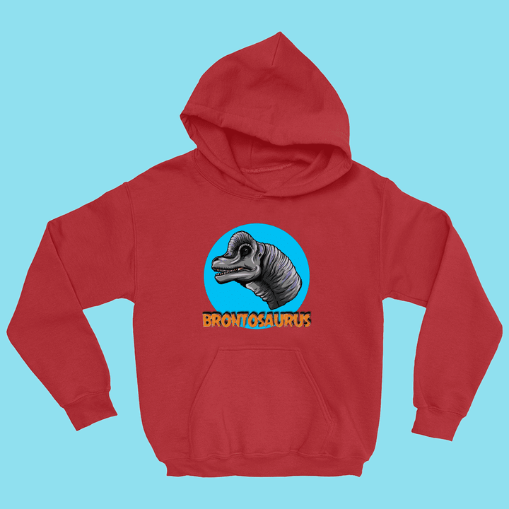 Kids Brontosaurus Head Hoodie | Jurassic Studio