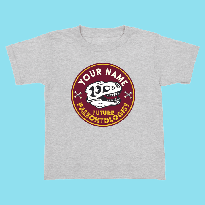 Toddler Custom Future Paleontologist T-Shirt | Jurassic Studio