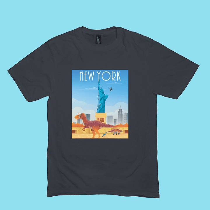 Men New York T-Shirt | Jurassic Studio