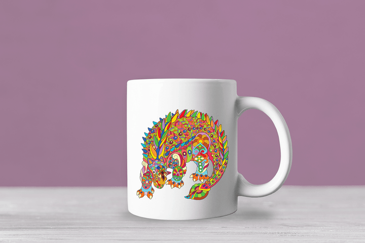Ankylosaurus Zentangle Mug | Jurassic Studio