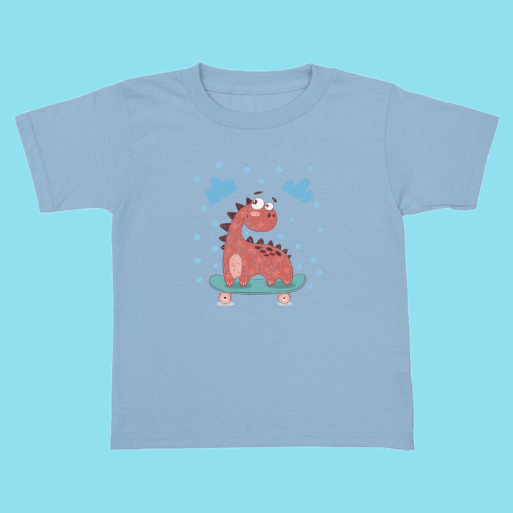Toddler Baby Dino Skate T-Shirt | Jurassic Studio