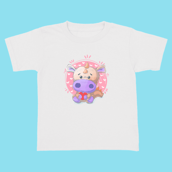 Toddler Pink Baby Dino T-Shirt | Jurassic Studio