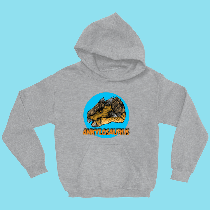 Kids Ankylosaurus Head Hoodie | Jurassic Studio
