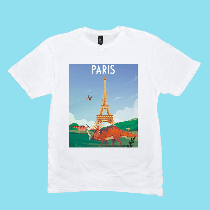 Men Paris T-Shirt | Jurassic Studio