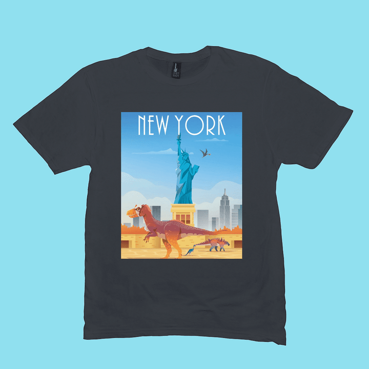 Men New York T-Shirt | Jurassic Studio