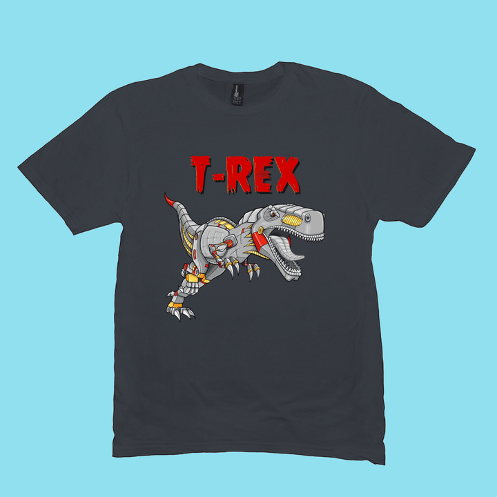 Men Robot T-Rex T-Shirt | Jurassic Studio