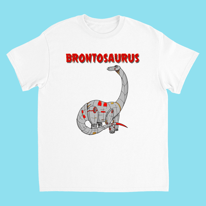 Kids Robot Brontosaurus T-Shirt | Jurassic Studio