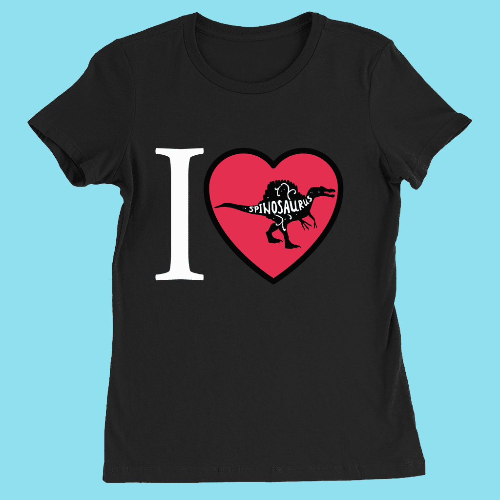 Women I Love Spinosaurus T-Shirt | Jurassic Studio