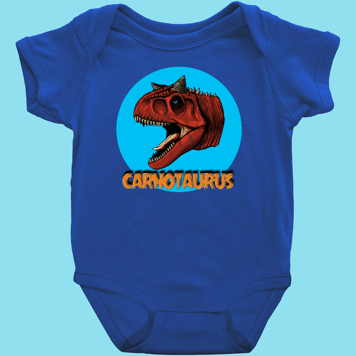 Toddler Carnotaurus Head Onesie | Jurassic Studio