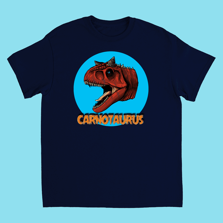 Kids Carnotaurus Head T-Shirt | Jurassic Studio