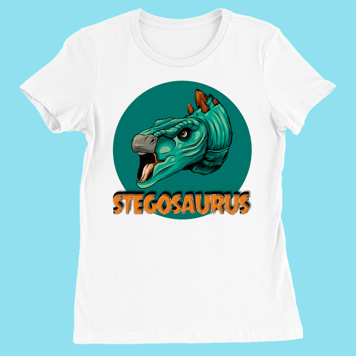 Women Stegosaurus Head T-Shirt | Jurassic Studio