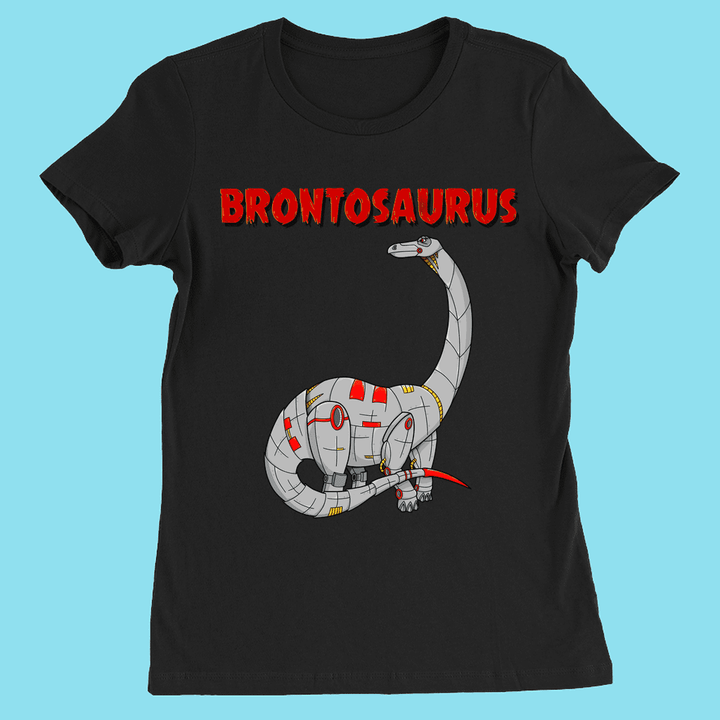 Women Robot Brontosaurus T-Shirt | Jurassic Studio