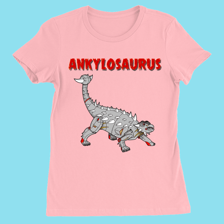 Women Robot Ankylosaurus T-Shirt | Jurassic Studio