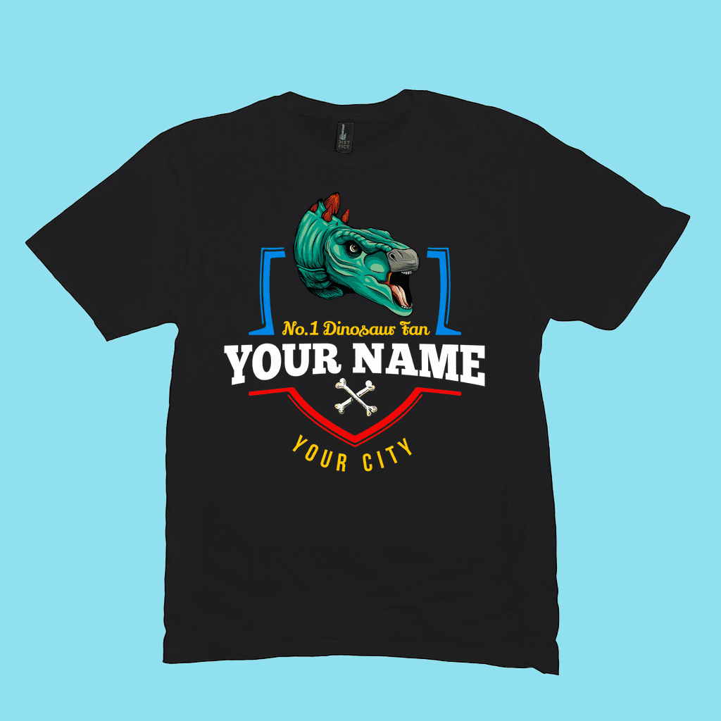 N.1 Stegosaurus Fan Custom Men T-Shirt | Jurassic Studio