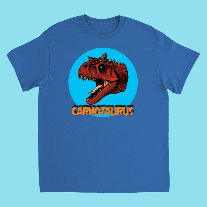 Kids Carnotaurus Head T-Shirt | Jurassic Studio