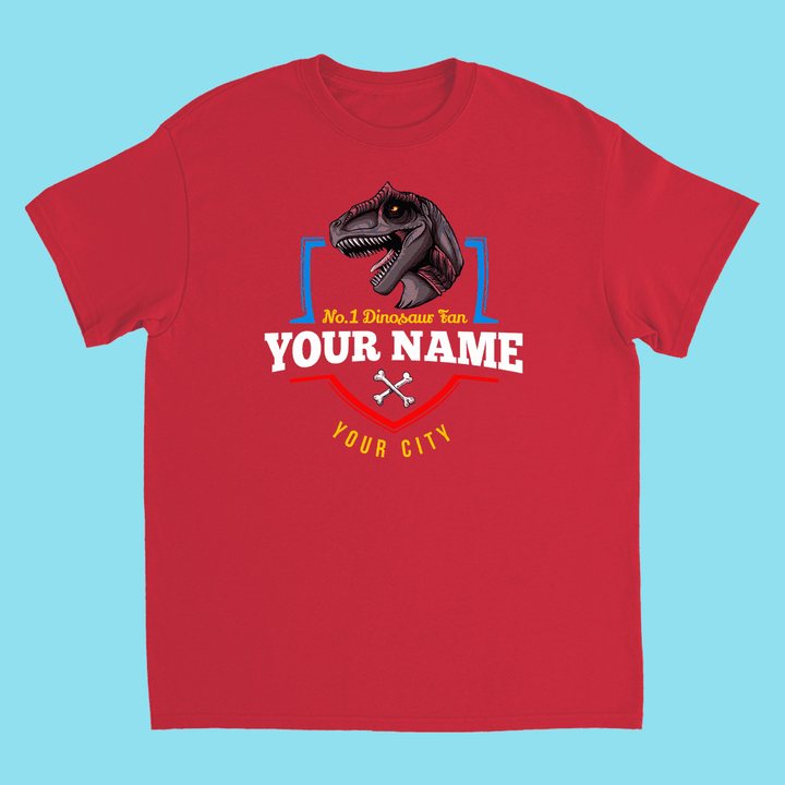 N.1 Allosaurus Fan Custom Kids T-Shirt | Jurassic Studio