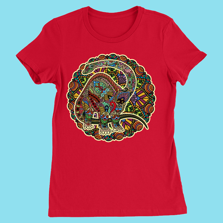 Women Brontosaurus Mandala T-Shirt | Jurassic Studio