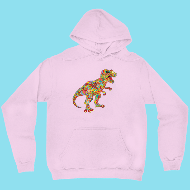 Men T-Rex Zentangle Hoodie | Jurassic Studio