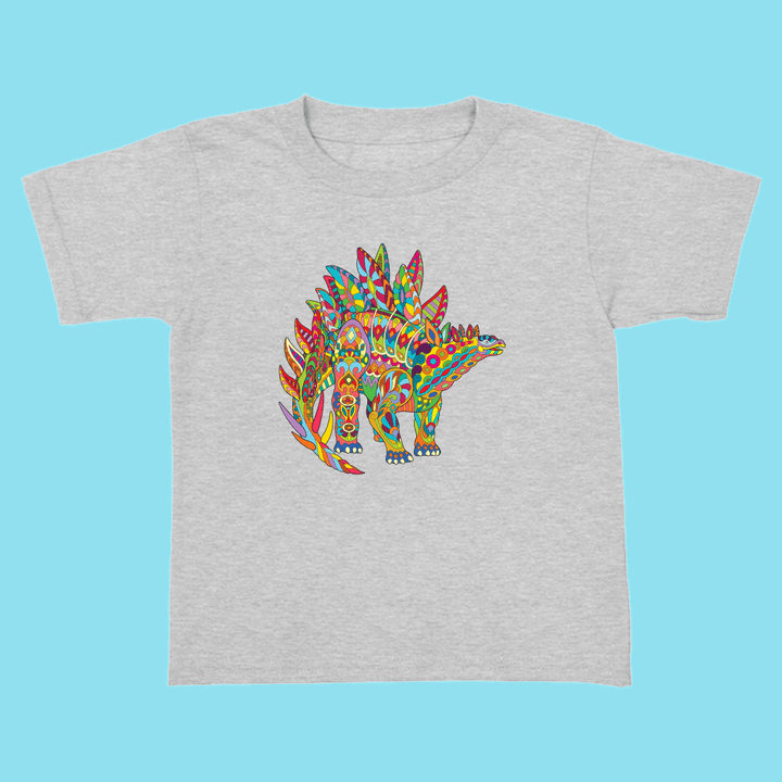 Toddler Stegosaurus Zentangle T-Shirt | Jurassic Studio