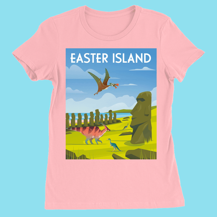 Women Easter Island T-Shirt | Jurassic Studio