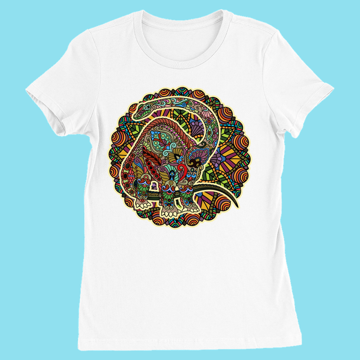 Women Brontosaurus Mandala T-Shirt | Jurassic Studio