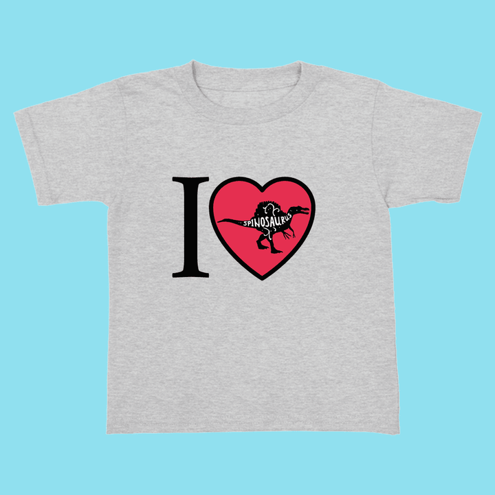 Toddler I Love Spinosaurus T-Shirt | Jurassic Studio