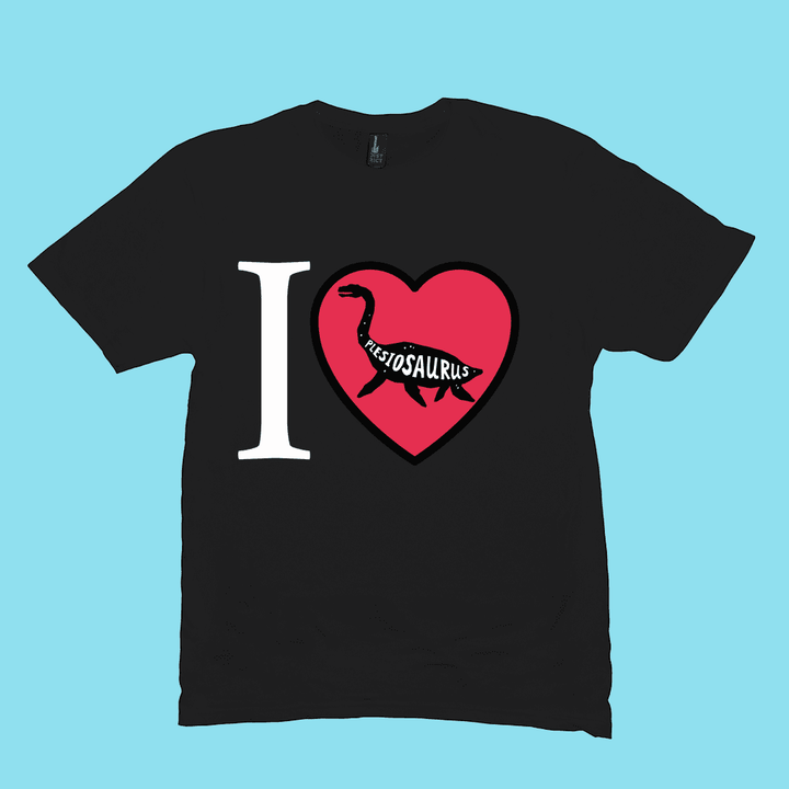 Men I Love Plesiosaurus T-Shirt | Jurassic Studio