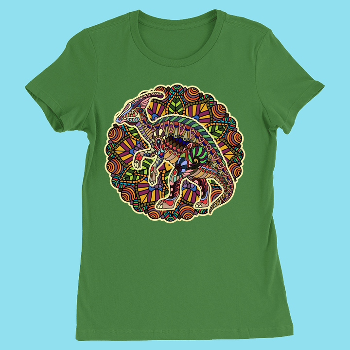 Women Hadrosaur Mandala T-Shirt | Jurassic Studio