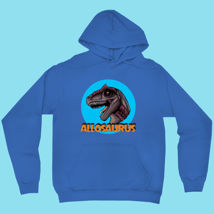 Men Allosaurus Head Hoodie | Jurassic Studio