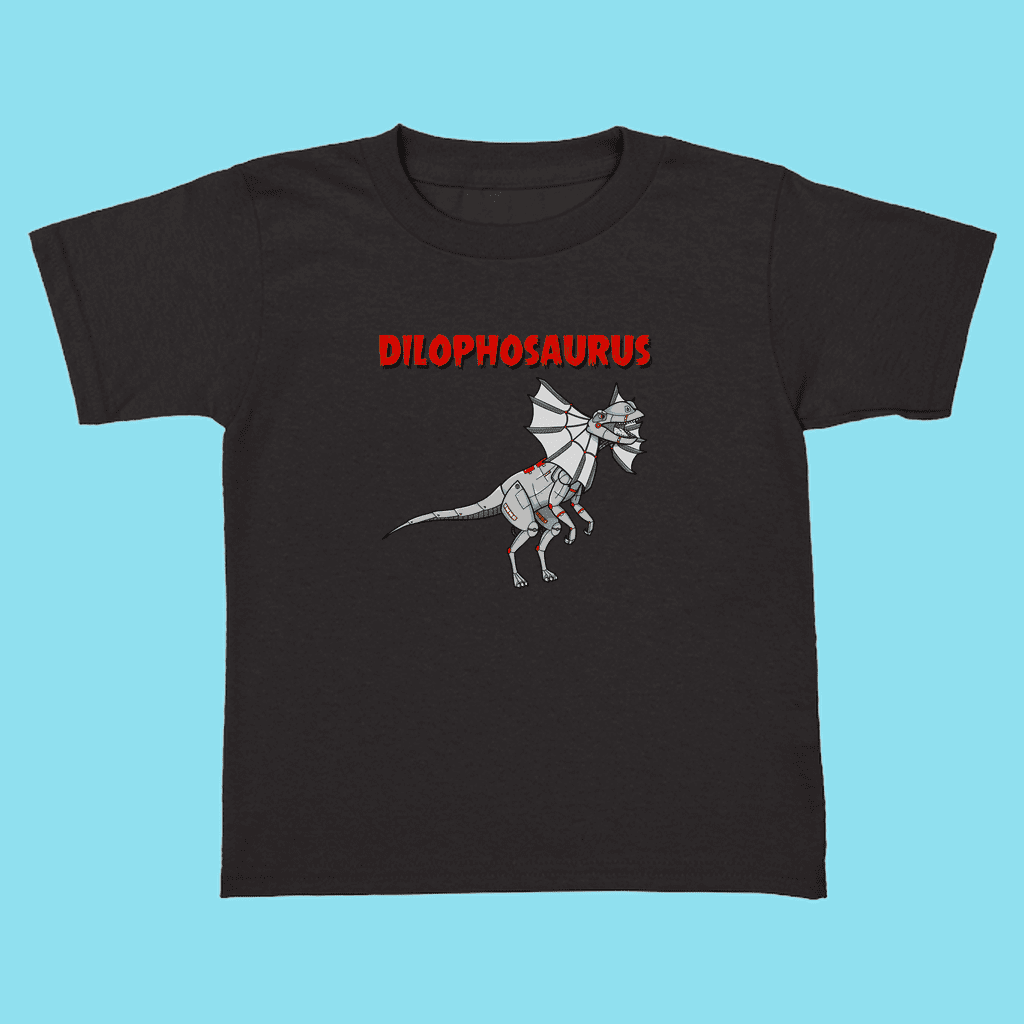 Toddler Robot Dilophosaurus T-Shirt | Jurassic Studio