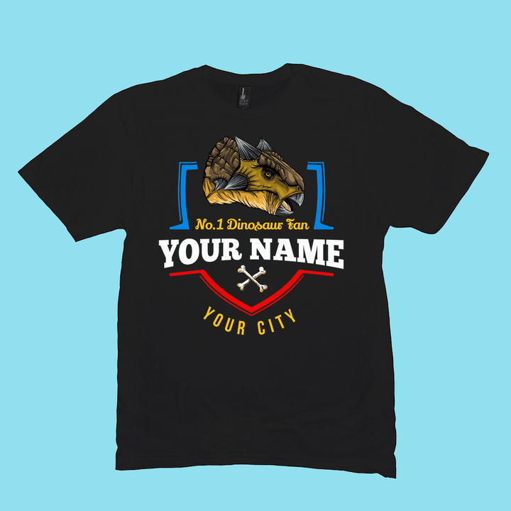 N.1 Ankylosaurus Fan Custom Men T-Shirt | Jurassic Studio