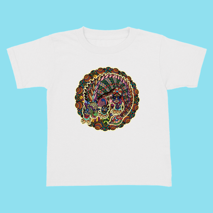 Toddler Ankylosaurus Mandala T-Shirt | Jurassic Studio