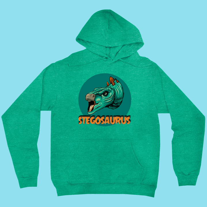 Men Stegosaurus Head Hoodie | Jurassic Studio