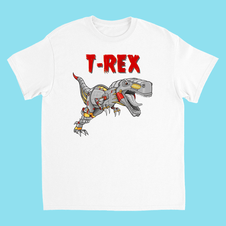 Kids Robot T-Rex T-Shirt | Jurassic Studio