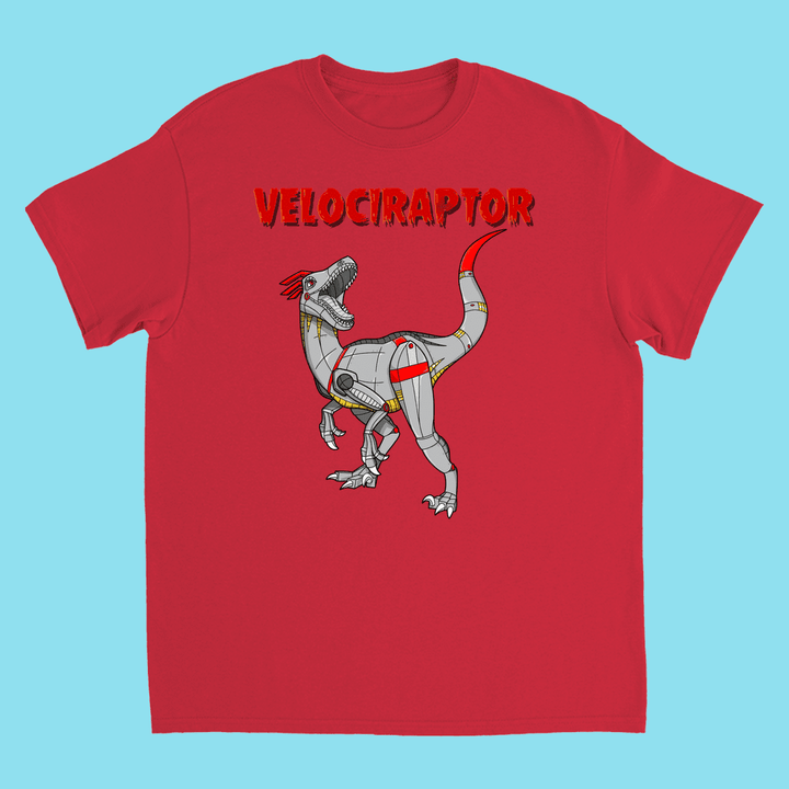 Kids Robot Velociraptor T-Shirt | Jurassic Studio