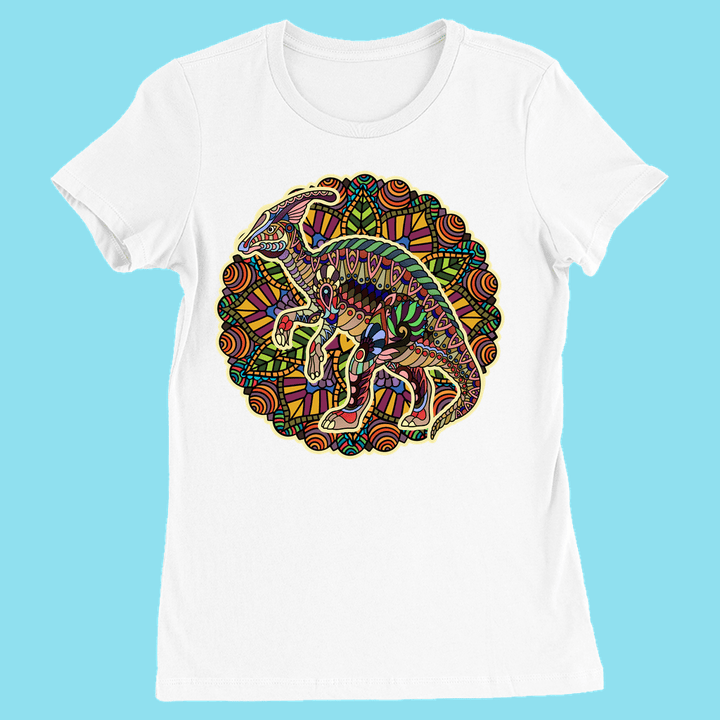 Women Hadrosaur Mandala T-Shirt | Jurassic Studio