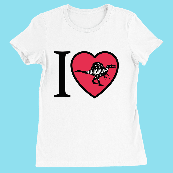 Women I Love Spinosaurus T-Shirt | Jurassic Studio