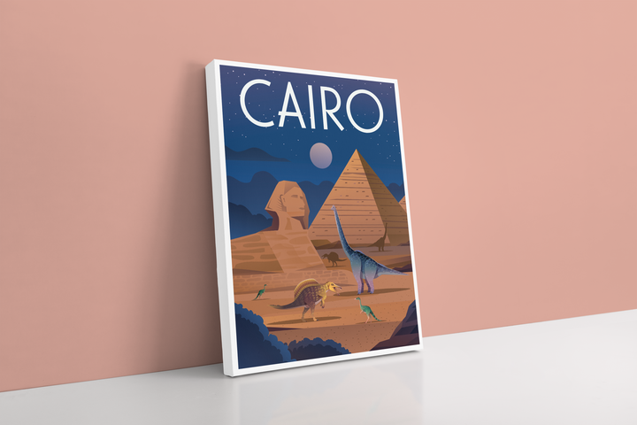 Cairo Canvas Wrap | Jurassic Studio