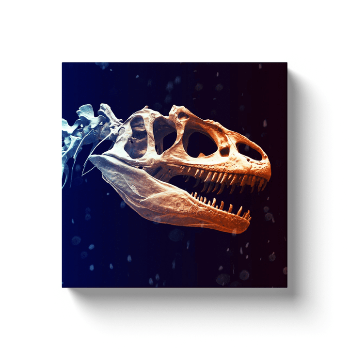 Allosaurus Skeleton Canvas Wrap | Jurassic Studio